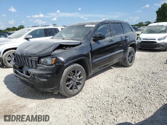 2018 Jeep Grand Cherokee Altitude with VIN 1C4RJFAG1JC121025, listed as a Copart auction lot 62953165 with 80,470 mi miles and Salvage title. Bid and sale history available at DreamBid. Image 1.
