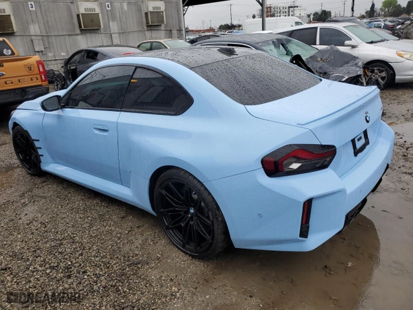 2023 BMW M2 with VIN 3MF13DM08P8D61938, listed as a Copart auction lot 45193335 with NaN miles and Salvage Title. Bid and sale history available at carsss.com. Image 2.