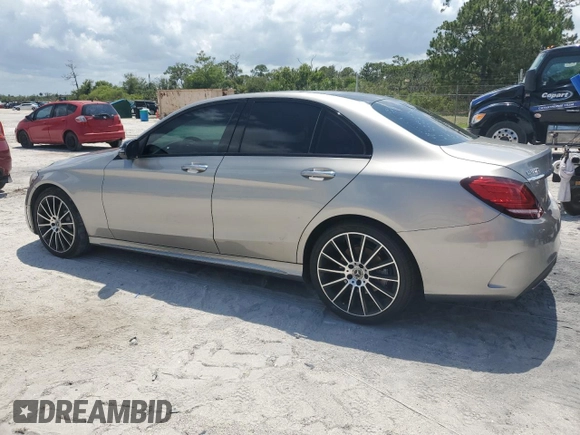 2019 Mercedes-Benz C 300 with VIN 55SWF8EB3KU283708, listed as a Copart auction lot 58890595 with 131,525 mi miles and Non repairable. Bid and sale history available at DreamBid. Image 2.