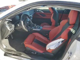 2023 BMW M4 Competition xDrive with VIN WBS43AZ02PCL59627, listed as a Copart auction lot 41871475 with 0 mi miles and Salvage Title. Bid and sale history available at carsss.com. Image 7.
