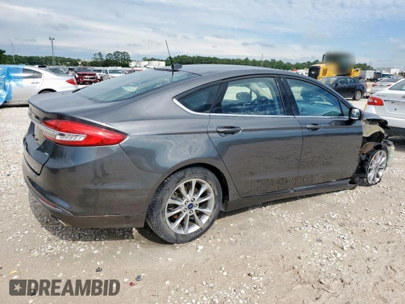 2017 Ford Fusion SE with VIN 3FA6P0H78HR163097, listed as a Copart auction lot 58505595 with 55,113 mi miles and Salvage title. Bid and sale history available at DreamBid. Image 3.