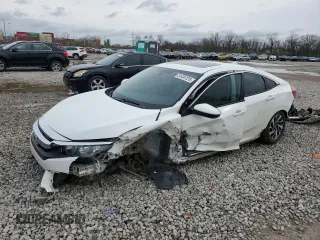 2017 Honda Civic Sedan EX with VIN 19XFC2F72HE061516, listed as a Copart auction lot 51434125 with 67,400 mi miles and Salvage Title. Bid and sale history available at carsss.com. Image 1.