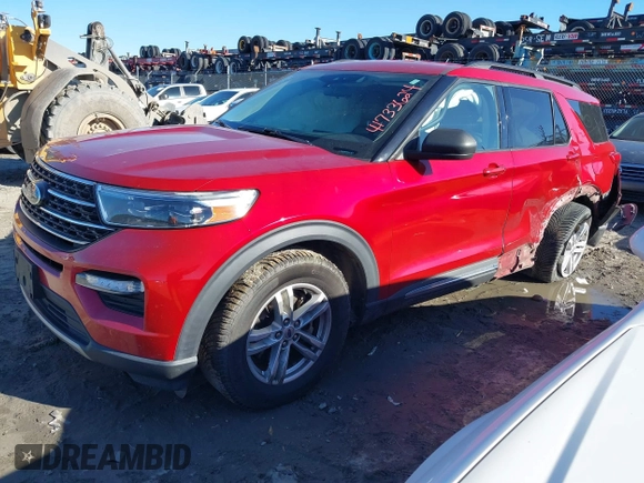 2020 Ford Explorer XLT with VIN 1FMSK7DH6LGA23236, listed as a IAAI auction lot 41733624 with 116,556 mi miles. Bid and sale history available at carsss.com. Image 2.