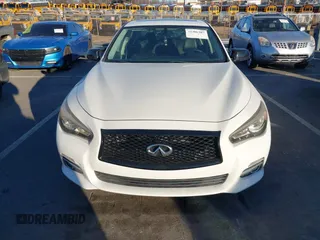 2014 Infiniti Q50 Hybrid Sport with VIN JN1AV7AP5EM690406, listed as a IAAI auction lot 41306387 with 143,309 mi miles and . Bid and sale history available at DreamBid. Image 6.
