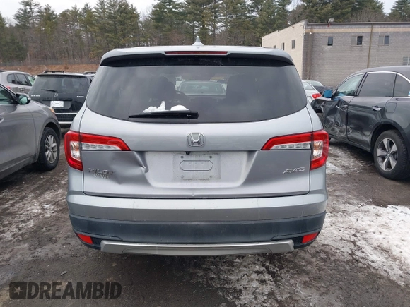 2021 Honda Pilot EX-L with VIN 5FNYF6H57MB010259, listed as a IAAI auction lot 41307012 with 57,849 mi miles. Bid and sale history available at carsss.com. Image 16.