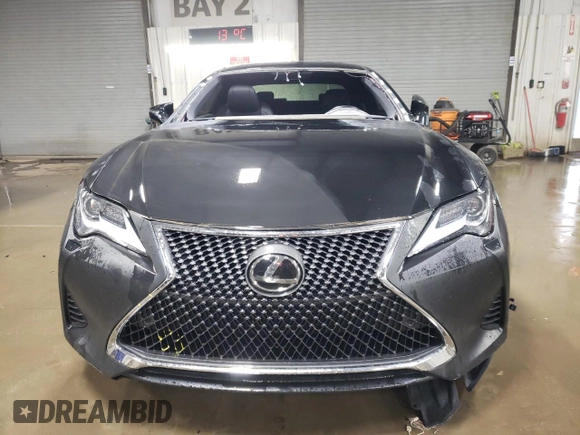 2021 Lexus RC with VIN JTHD85EC8M5006372, listed as a Copart auction lot 77558664 with 37,846 mi miles and Salvage Title. Bid and sale history available at carsss.com. Image 5.