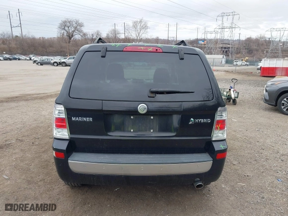 2009 Mercury Mariner Hybrid with VIN 4M2CU29359KJ09642, listed as a IAAI auction lot 41734762 with 233,989 mi miles. Bid and sale history available at carsss.com. Image 16.