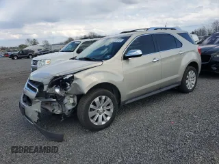2010 Chevrolet Equinox LTZ with VIN 2CNALFEW7A6298580, listed as a Copart auction lot 53107975 with 169,096 mi miles and Salvage Title. Bid and sale history available at carsss.com. Image 1.