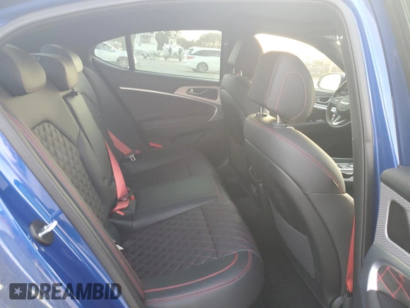 2023 Genesis G70 3.3T with VIN KMTG54TEXPU115465, listed as a Copart auction lot 81239184 with 16,059 mi miles and Salvage Title. Bid and sale history available at DreamBid. Image 10.