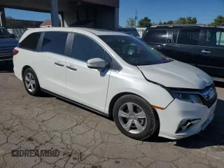 2020 Honda Odyssey EX-L with VIN 5FNRL6H76LB060793, listed as a Copart auction lot 74463794 with Not Provided miles and Salvage Title. Bid and sale history available at carsss.com. Image 4.