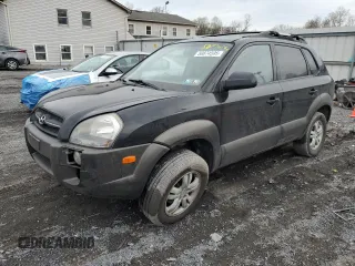 2007 Hyundai Tucson SE with VIN KM8JN72D57U542787, listed as a Copart auction lot 50874595 with 166,262 mi miles and Salvage Title. Bid and sale history available at carsss.com. Image 1.