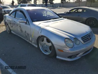 2003 Mercedes-Benz CL-Class 5.0L with VIN WDBPJ75JX3A035552, listed as a Copart auction lot 41872205 with 0 mi miles and Clean Title. Bid and sale history available at carsss.com. Image 4.