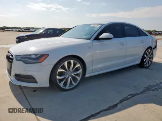 2014 Audi A6 Prestige z VIN WAUHMAFC3EN123670, wystawiony jako Copart lot #56535995 z przebiegiem 78 081 mil mil oraz Szkoda całkowita • Salvage title. Historia ofert i sprzedaży dostępna na DreamBid. Obrazek 1.