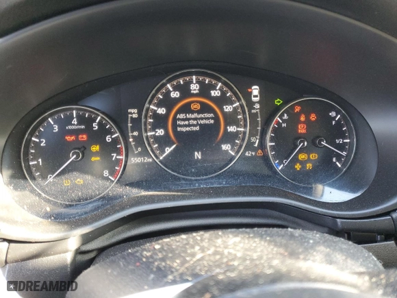 2019 Mazda Mazda3 Sedan with VIN JM1BPABL3K1107641, listed as a Copart auction lot 44518905 with 55,012 mi miles and Salvage Title. Bid and sale history available at carsss.com. Image 9.