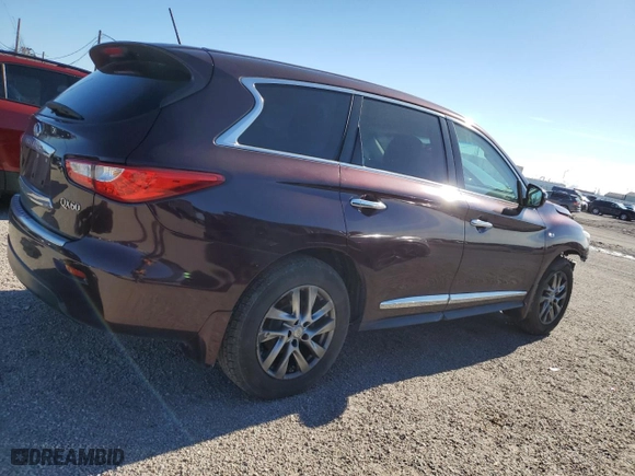 2015 Infiniti QX60 with VIN 5N1AL0MN2FC505316, listed as a Copart auction lot 86639004 with NaN miles and Clean Title. Bid and sale history available at carsss.com. Image 3.