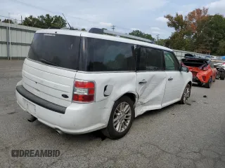 2017 Ford Flex SEL with VIN 2FMGK5C87HBA03846, listed as a Copart auction lot 78281354 with 141,874 mi miles and Salvage Title. Bid and sale history available at carsss.com. Image 3.