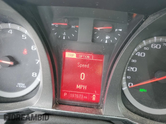2013 GMC Terrain SLE with VIN 2GKFLTE34D6312961, listed as a Copart auction lot 44496595 with 197,673 mi miles and Salvage Title. Bid and sale history available at DreamBid. Image 9.