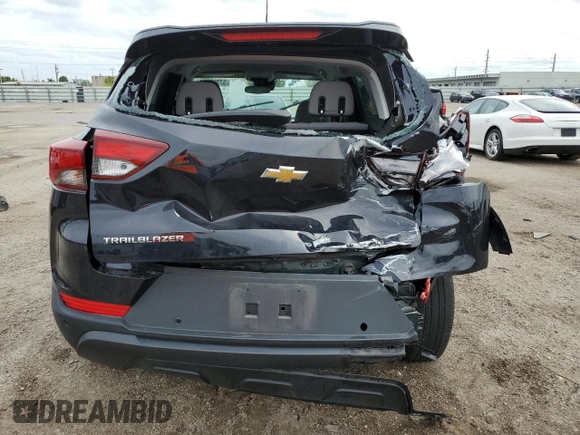 2021 Chevrolet TrailBlazer LS with VIN KL79MMS22MB053145, listed as a Copart auction lot 37359274 with 27,435 mi miles and . Bid and sale history available at DreamBid. Image 6.