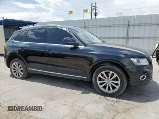 2013 Audi Q5 Premium Plus with VIN WA1LFAFP7DA091851, listed as a Copart auction lot 59974945 with 127,335 mi miles and Salvage title. Bid and sale history available at DreamBid. Image 4.