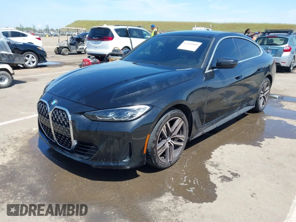 2023 BMW 4 Series 430i z VIN WBA63AV01PFP57025, wystawiony jako IAAI lot #42101068 z przebiegiem 28 514 mil mil oraz . Historia ofert i sprzedaży dostępna na DreamBid. Obrazek 2.