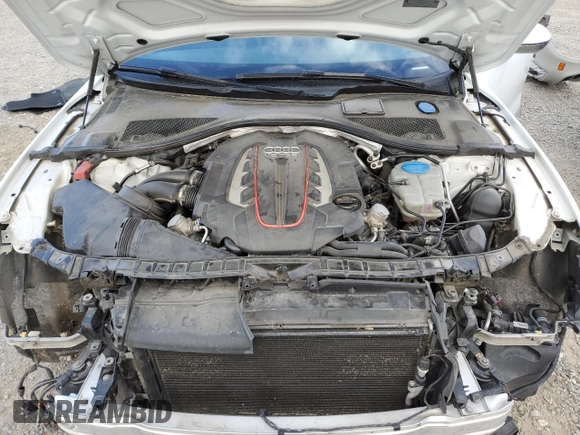 2013 Audi S7 with VIN WAUW2BFC8DN110379, listed as a Copart auction lot 77183304 with 95,061 mi miles and Salvage Title. Bid and sale history available at carsss.com. Image 11.