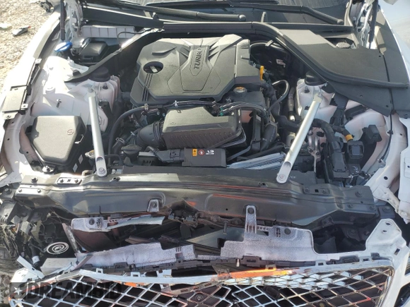 2021 Genesis G80 2.5T with VIN KMTGB4SC8MU044111, listed as a Copart auction lot 87377824 with 17,102 mi miles and Salvage Title. Bid and sale history available at DreamBid. Image 11.