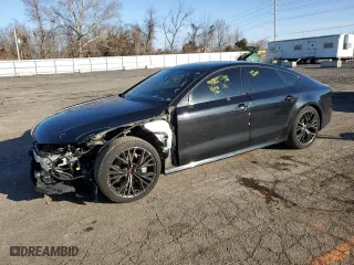 2016 Audi A7 3.0 Prestige with VIN WAU2GAFC2GN167997, listed as a Copart auction lot 41155643 with 52,722 mi miles. Bid and sale history available at carsss.com. Image 1.