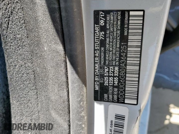 2018 Mercedes-Benz S 450 z VIN WDDUG6GB0JA364251, wystawiony jako Copart lot #64254235 z przebiegiem Nie podano mil oraz Czysty tytuł • Clean title. Historia ofert i sprzedaży dostępna na DreamBid. Obrazek 12.