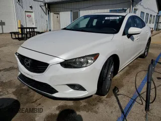 2015 Mazda 6 i Grand Touring with VIN JM1GJ1W57F1204561, listed as a Copart auction lot 49817125 with 160,213 mi miles and Salvage Title. Bid and sale history available at carsss.com. Image 1.
