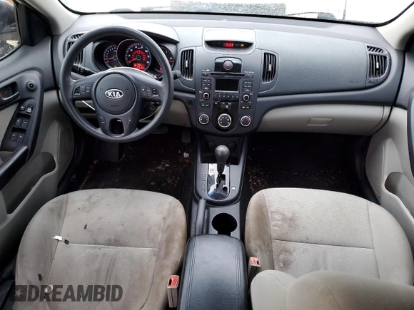 2010 Kia Forte EX with VIN KNAFU4A2XA5843209, listed as a Copart auction lot 74316334 with 144,433 mi miles and Salvage Title. Bid and sale history available at carsss.com. Image 8.