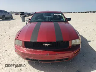 2007 Ford Mustang Deluxe with VIN 1ZVFT80N875310371, listed as a Copart auction lot 46859605 with 163,219 mi miles and Salvage Title. Bid and sale history available at carsss.com. Image 5.