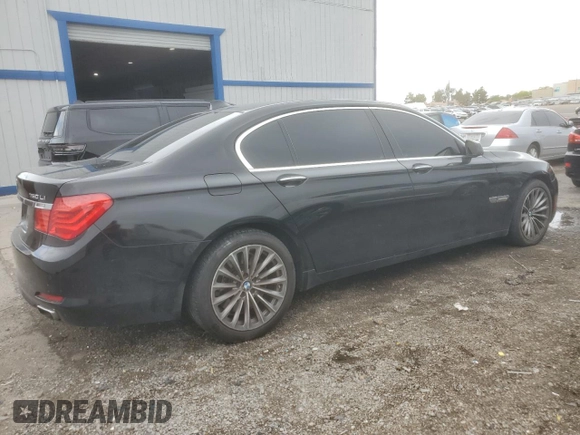 2011 BMW 7 Series 750Li with VIN WBAKB8C53BCY66203, listed as a Copart auction lot 55884985 with 87,593 mi miles and Clean title. Bid and sale history available at DreamBid. Image 3.