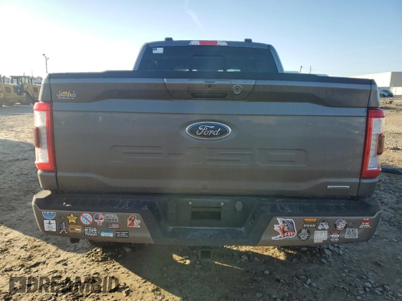 2023 Ford F-150 XL with VIN 1FTFW1E87PFB89685, listed as a Copart auction lot 42960605 with 20,077 mi miles and Salvage Title. Bid and sale history available at carsss.com. Image 6.
