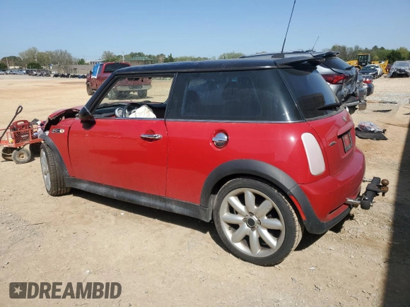 2005 MINI Hardtop S with VIN WMWRE33515TL10355, listed as a Copart auction lot 50391825 with 174,150 mi miles and Salvage title. Bid and sale history available at DreamBid. Image 2.