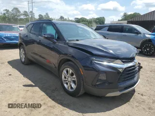 2020 Chevrolet Blazer LT with VIN 3GNKBCRS6LS587477, listed as a Copart auction lot 56938945 with 100,289 mi miles and Salvage title. Bid and sale history available at DreamBid. Image 4.