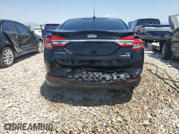 2017 Ford Fusion Hybrid SE with VIN 3FA6P0LU1HR266939, listed as a Copart auction lot 61018305 with 121,293 mi miles and Salvage title. Bid and sale history available at DreamBid. Image 6.