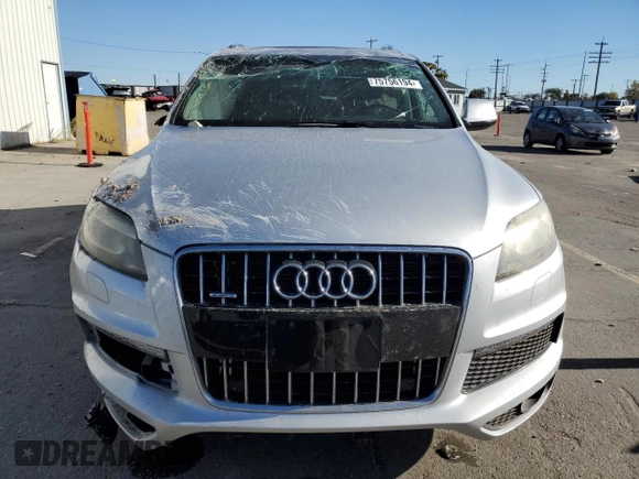 2011 Audi Q7 3.0T S line Prestige with VIN WA1DGBFE8BD003410, listed as a Copart auction lot 75756194 with 0 mi miles and Salvage Title. Bid and sale history available at carsss.com. Image 5.