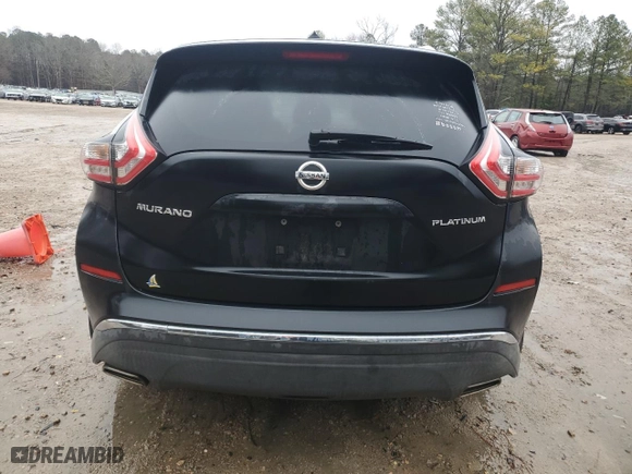 2016 Nissan Murano SV with VIN 5N1AZ2MG9GN121616, listed as a Copart auction lot 86984904 with 133,521 mi miles and Salvage Title. Bid and sale history available at carsss.com. Image 6.