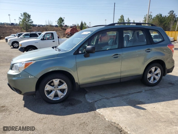2015 Subaru Forester 2.5i with VIN JF2SJABC7FH585755, listed as a Copart auction lot 48711395 with 134,391 mi miles and Salvage Title. Bid and sale history available at carsss.com. Image 1.
