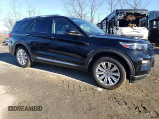 2021 Ford Explorer Limited with VIN 1FM5K8FW7MNA11379, listed as a Copart auction lot 51125115 with 48,455 mi miles and Salvage Title. Bid and sale history available at carsss.com. Image 4.