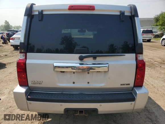 2008 Jeep Commander Limited with VIN 1J8HG58228C110889, listed as a Copart auction lot 59849515 with 164,745 mi miles and Clean title. Bid and sale history available at DreamBid. Image 6.