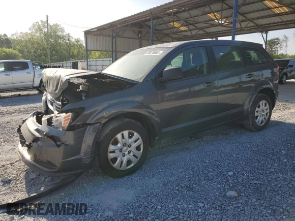 2014 Dodge Journey SE with VIN 3C4PDCAB3ET216956, listed as a Copart auction lot 53974965 with 208,814 mi miles and Clean Title. Bid and sale history available at carsss.com. Image 1.