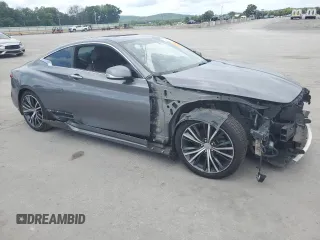 2018 Infiniti Q60 Luxe with VIN JN1EV7EL3JM392486, listed as a Copart auction lot 63526845 with 86,749 mi miles and Salvage title. Bid and sale history available at DreamBid. Image 4.