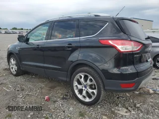 2013 Ford Escape Titanium with VIN 1FMCU0J90DUD84886, listed as a Copart auction lot 57292254 with 158,149 mi miles and Non repairable. Bid and sale history available at DreamBid. Image 2.