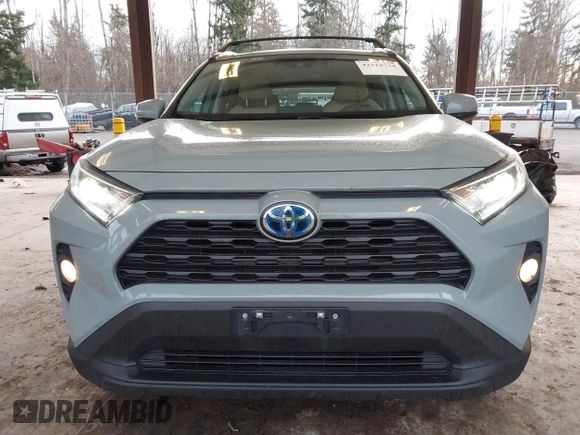 2021 Toyota RAV4 Hybrid LE with VIN 4T3B6RFV3MU010280, listed as a IAAI auction lot 41518724 with 48,916 mi miles. Bid and sale history available at carsss.com. Image 12.