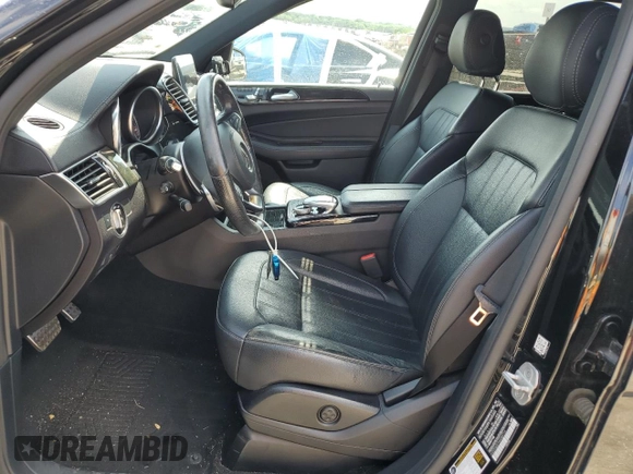 2017 Mercedes-Benz GLS 450 with VIN 4JGDF6EE7HA985714, listed as a Copart auction lot 53580884 with 87,158 mi miles and Salvage Title. Bid and sale history available at DreamBid. Image 7.