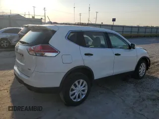 2016 Nissan Rogue SV with VIN KNMAT2MV1GP668064, listed as a Copart auction lot 48707235 with 130,599 mi miles and Salvage Title. Bid and sale history available at carsss.com. Image 3.