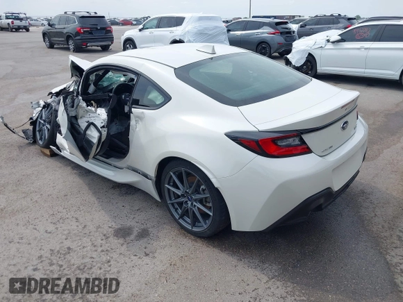 2023 Subaru BRZ Limited with VIN JF1ZDBE1XP9704517, listed as a IAAI auction lot 41009757 with 1 mi miles. Bid and sale history available at carsss.com. Image 3.