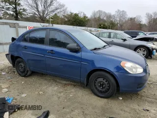 2009 Hyundai Accent Auto GLS with VIN KMHCN46C09U291494, listed as a Copart auction lot 48897735 with 190,374 mi miles and Salvage Title. Bid and sale history available at carsss.com. Image 4.
