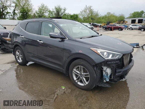 2017 Hyundai Santa Fe 2.4L with VIN 5XYZUDLB7HG491883, listed as a Copart auction lot 54439415 with 80,892 mi miles and Clean title. Bid and sale history available at DreamBid. Image 4.